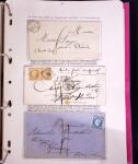 1618-1980, Lot d'histoire postale en 4 classeurs, surtout