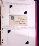 1618-1980, Lot d'histoire postale en 4 classeurs, surtout