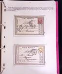 1618-1980, Lot d'histoire postale en 4 classeurs, surtout