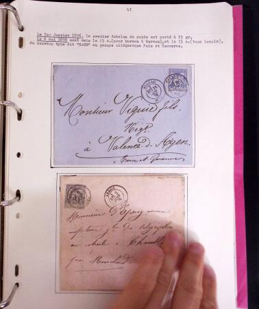 1618-1980, Lot d'histoire postale en 4 classeurs, surtout