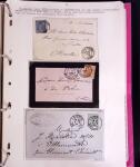 1618-1980, Lot d'histoire postale en 4 classeurs, surtout