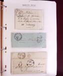 1618-1980, Lot d'histoire postale en 4 classeurs, surtout