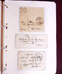 1618-1980, Lot d'histoire postale en 4 classeurs, surtout
