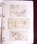 1618-1980, Lot d'histoire postale en 4 classeurs, surtout