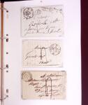1618-1980, Lot d'histoire postale en 4 classeurs, surtout