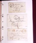 1618-1980, Lot d'histoire postale en 4 classeurs, surtout