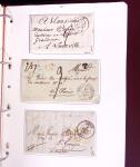 1618-1980, Lot d'histoire postale en 4 classeurs, surtout