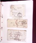1618-1980, Lot d'histoire postale en 4 classeurs, surtout