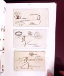 1618-1980, Lot d'histoire postale en 4 classeurs, surtout