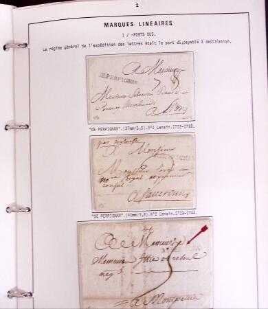 1699-1900, Histoire postale des Pyrénées-Orientales, 