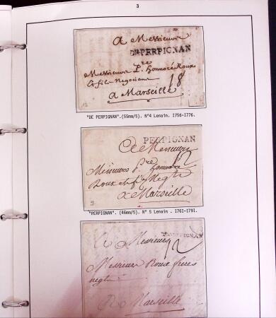 1699-1900, Histoire postale des Pyrénées-Orientales, 