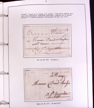 1699-1900, Histoire postale des Pyrénées-Orientales, 