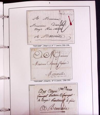 1699-1900, Histoire postale des Pyrénées-Orientales, 