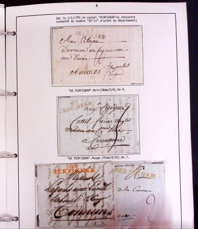 1699-1900, Histoire postale des Pyrénées-Orientales, 
