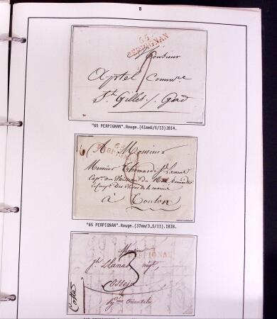 1699-1900, Histoire postale des Pyrénées-Orientales, 