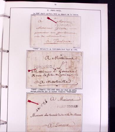 1699-1900, Histoire postale des Pyrénées-Orientales, 