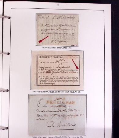 1699-1900, Histoire postale des Pyrénées-Orientales, 