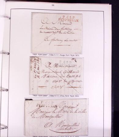 1699-1900, Histoire postale des Pyrénées-Orientales, 