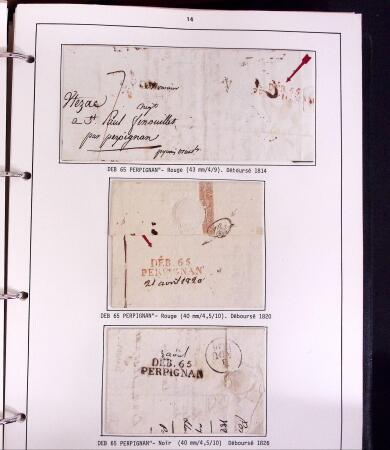 1699-1900, Histoire postale des Pyrénées-Orientales, 