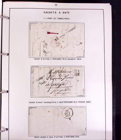 1699-1900, Histoire postale des Pyrénées-Orientales, 