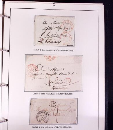 1699-1900, Histoire postale des Pyrénées-Orientales, 