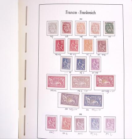 1900-1980 Collection de France en albums et composé