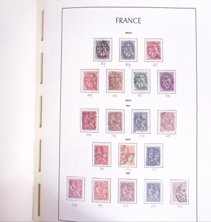 1900-1980 Collection de France en albums et composé