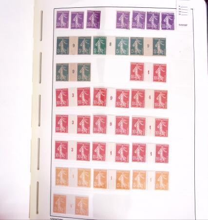 1900-1980 Collection de France en albums et composé