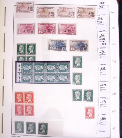 1900-1980 Collection de France en albums et composé