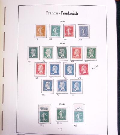 1900-1980 Collection de France en albums et composé