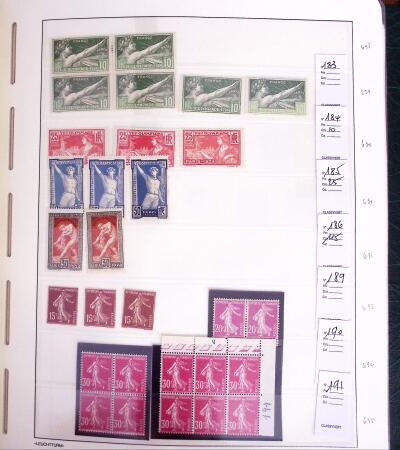 1900-1980 Collection de France en albums et composé
