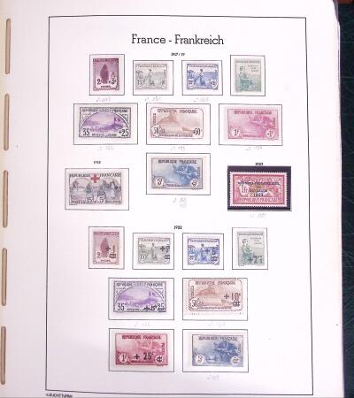 1900-1980 Collection de France en albums et composé