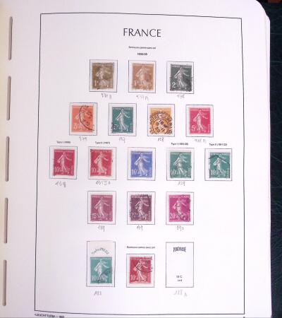 1900-1980 Collection de France en albums et composé