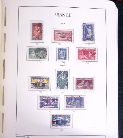 1900-1980 Collection de France en albums et composé