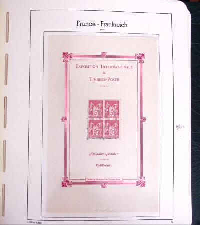 1900-1980 Collection de France en albums et composé