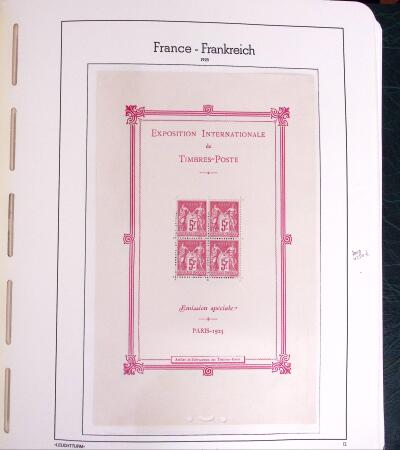 1900-1980 Collection de France en albums et composé