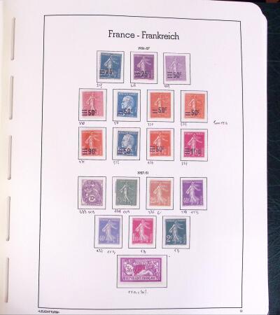 1900-1980 Collection de France en albums et composé