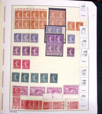 1900-1980 Collection de France en albums et composé