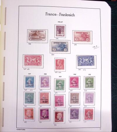 1900-1980 Collection de France en albums et composé