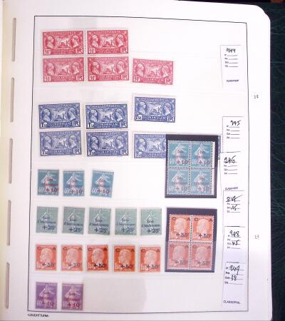 1900-1980 Collection de France en albums et composé