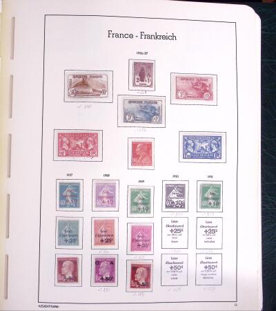 1900-1980 Collection de France en albums et composé