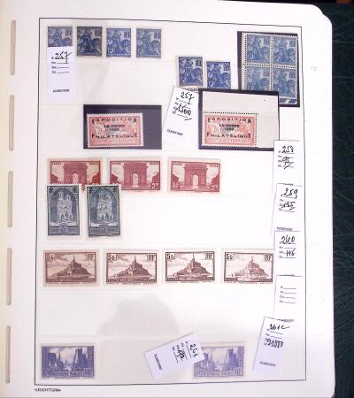 1900-1980 Collection de France en albums et composé