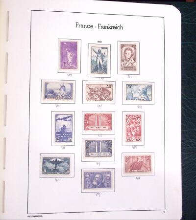 1900-1980 Collection de France en albums et composé