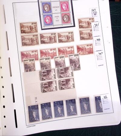 1900-1980 Collection de France en albums et composé