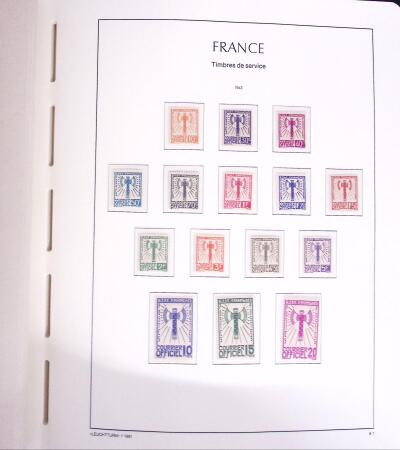 1900-1980 Collection de France en albums et composé
