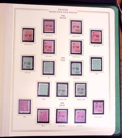 1900-1980 Collection de France en albums et composé