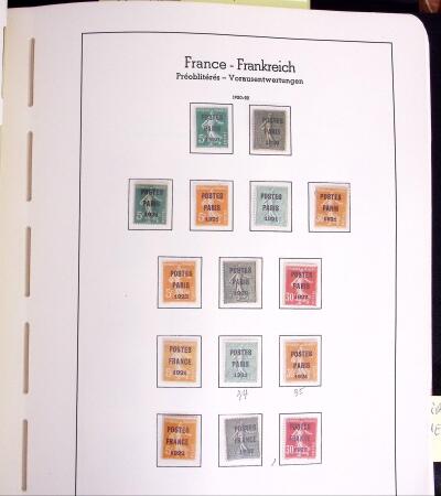 1900-1980 Collection de France en albums et composé
