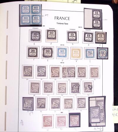 1900-1980 Collection de France en albums et composé