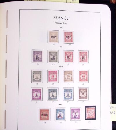 1900-1980 Collection de France en albums et composé