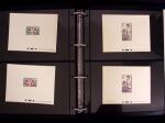 1918-1974, 2 classeurs de Croix-Rouge commençant par quelques lettres avec n°146 et 147 continuant avec les carnets mais surtout des essais de couleurs, des épreuves d'artistes en général signés, des épreuves de l